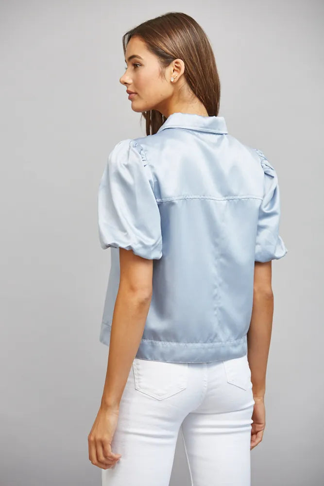 Fate Top Nadia Satin Top