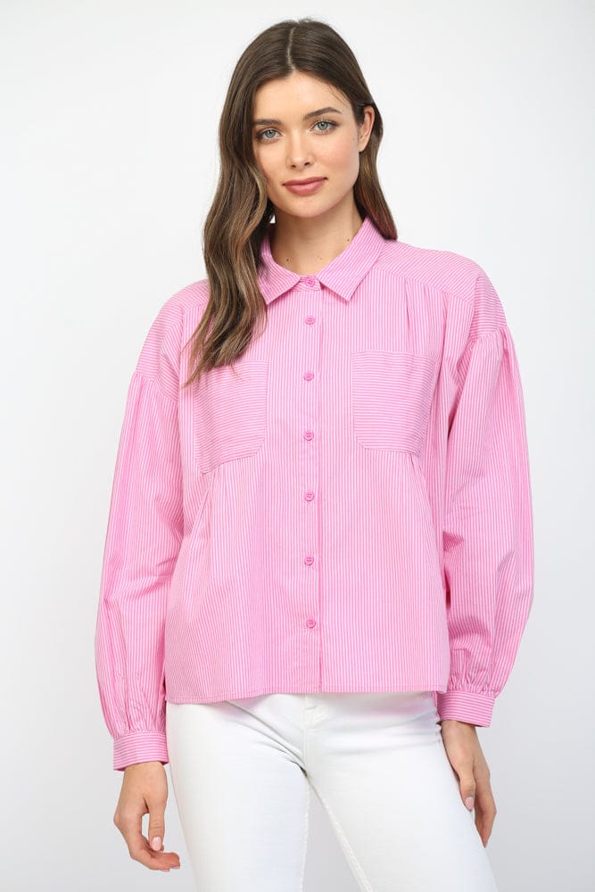 Fate Top Pink / S Kinley Striped Top