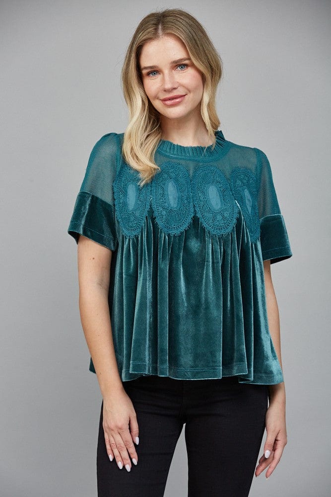 Fate Top Teal Green / S Melody Babydoll Top