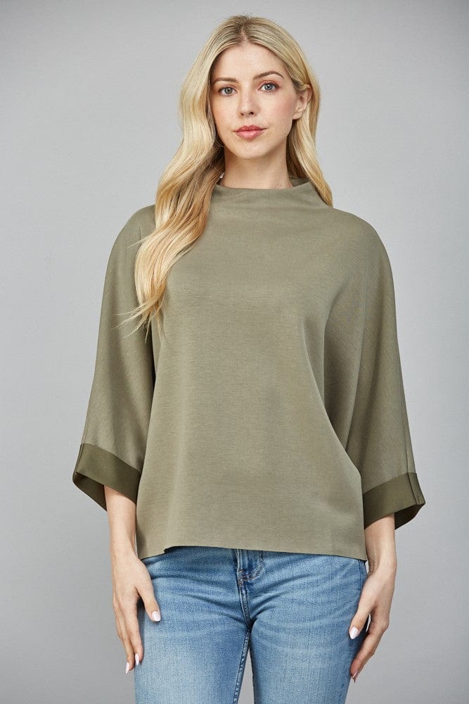 Fate Top Washed Olive / S Maisie Modal Top