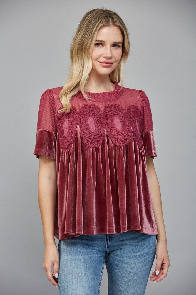 Fate Top Woodrose / S Melody Babydoll Top