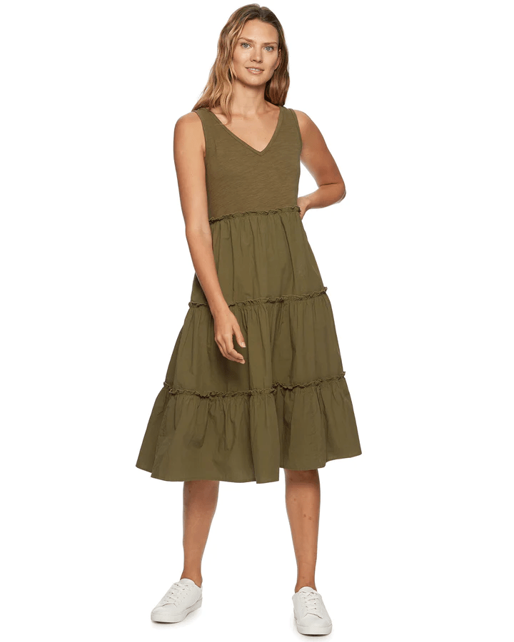 Flag & Antehm Dress Rosedale Midi Dress