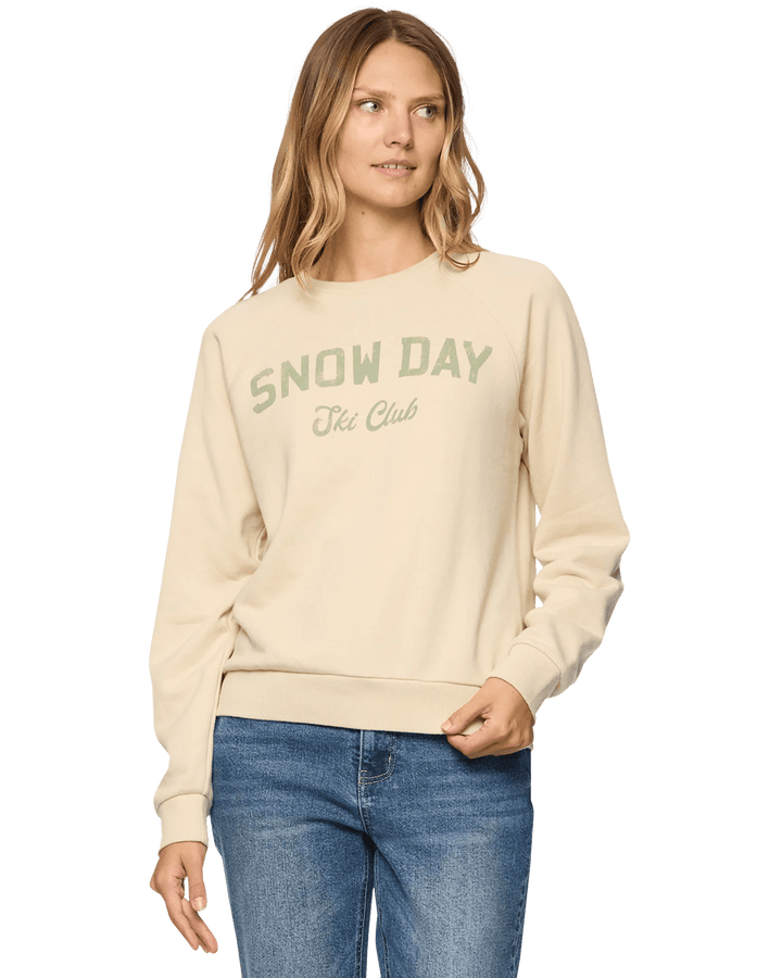 Flag & Anthem Sweatshirt Cream / S Snow Day Sweatshirt