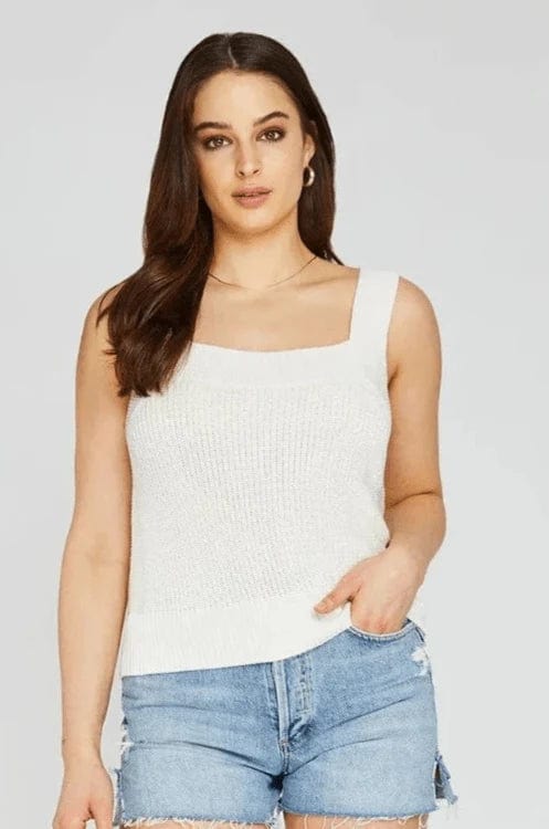 Gentle Fawn Top White / X Small Luna Tank