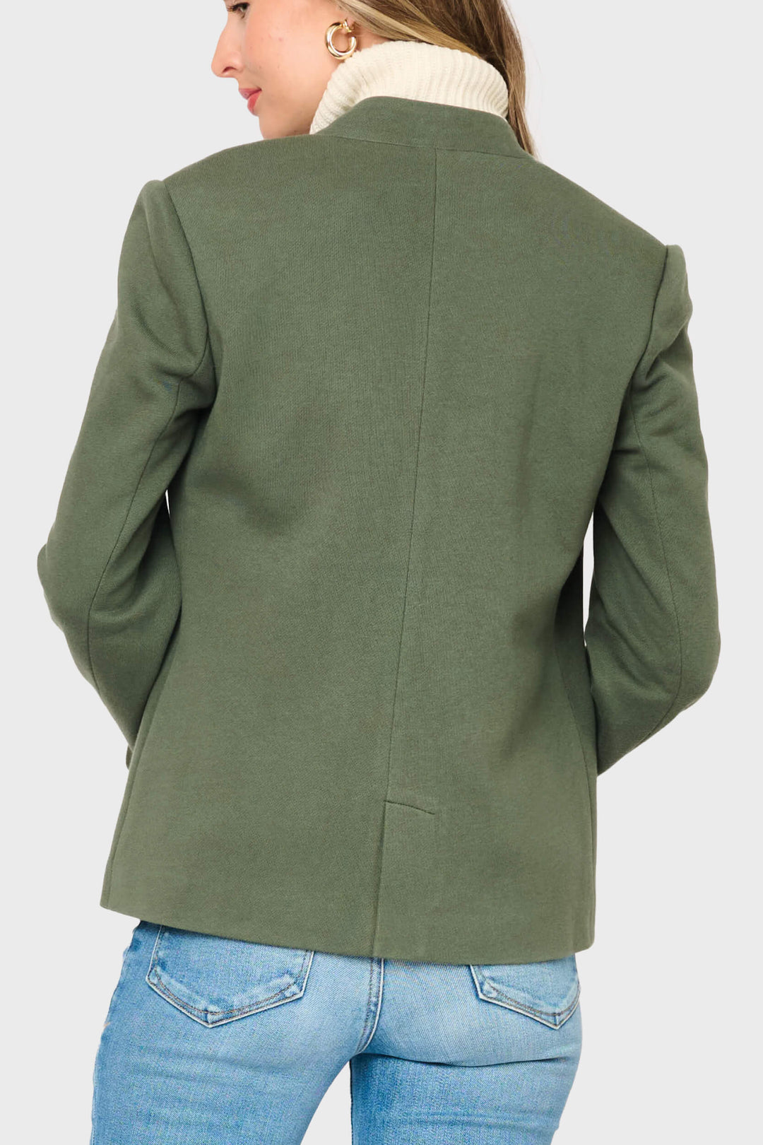 Gibsonlook Blazer Notch Collar Blazer