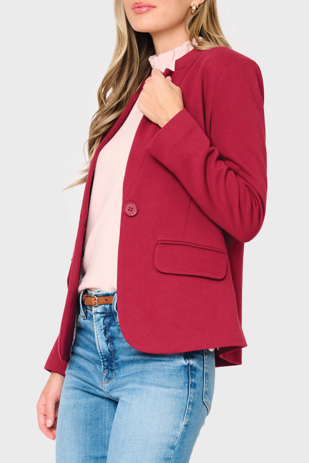 Gibsonlook Blazer Notch Collar Blazer