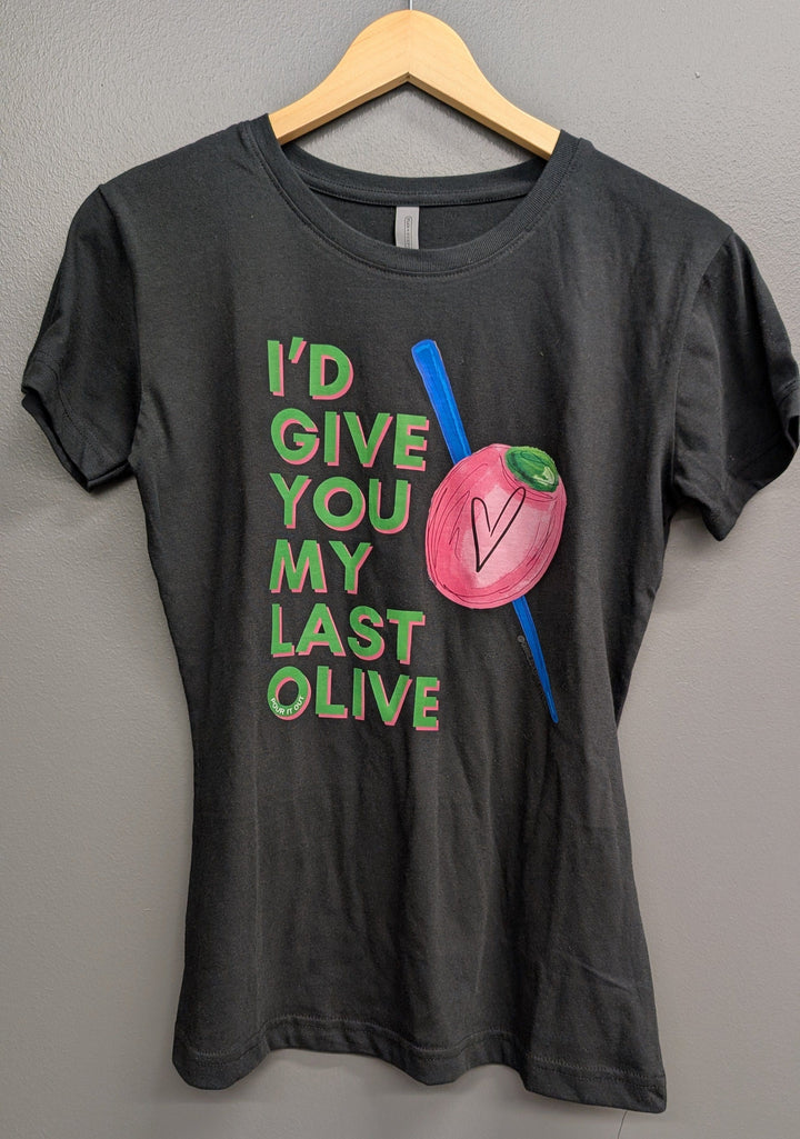 Girl Babble Tees Graphic Tee Black - Women's Tee / S Last Pink Olive Tee