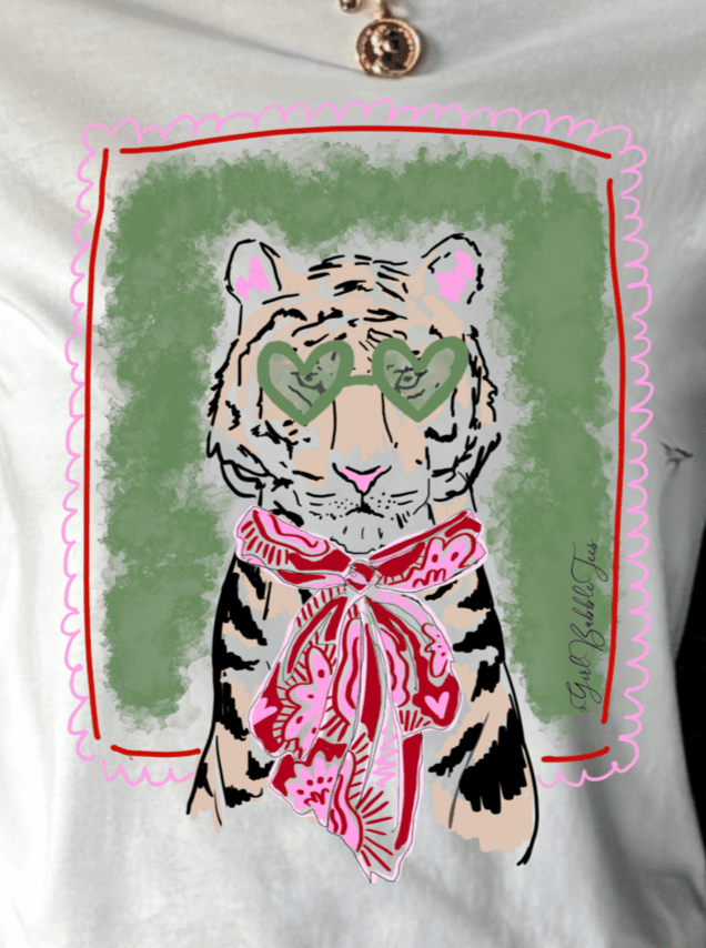 Girl Babble Tees Graphic Tee Cool Kat Tee