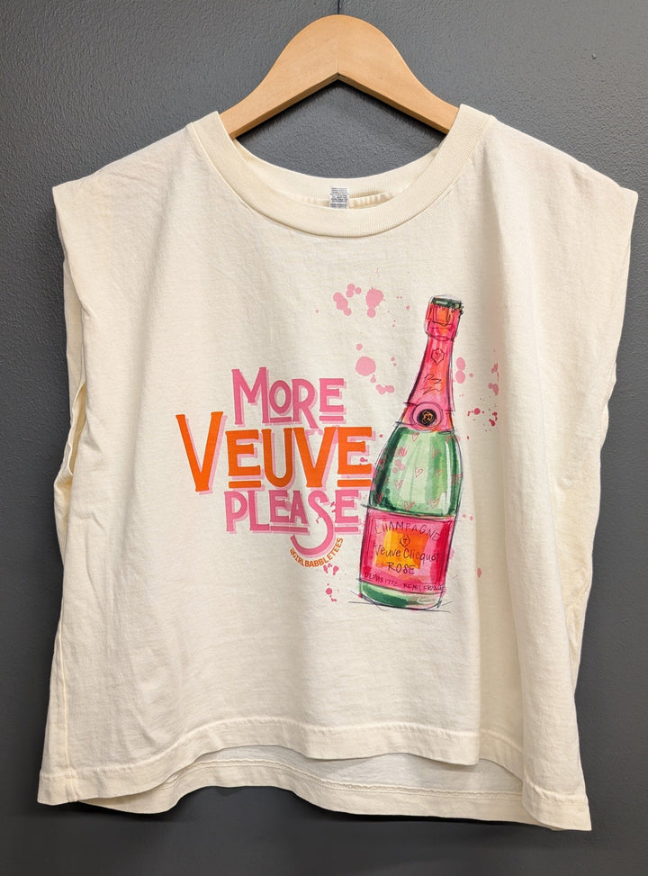 Girl Babble Tees Graphic Tee More Veuve Please Tee