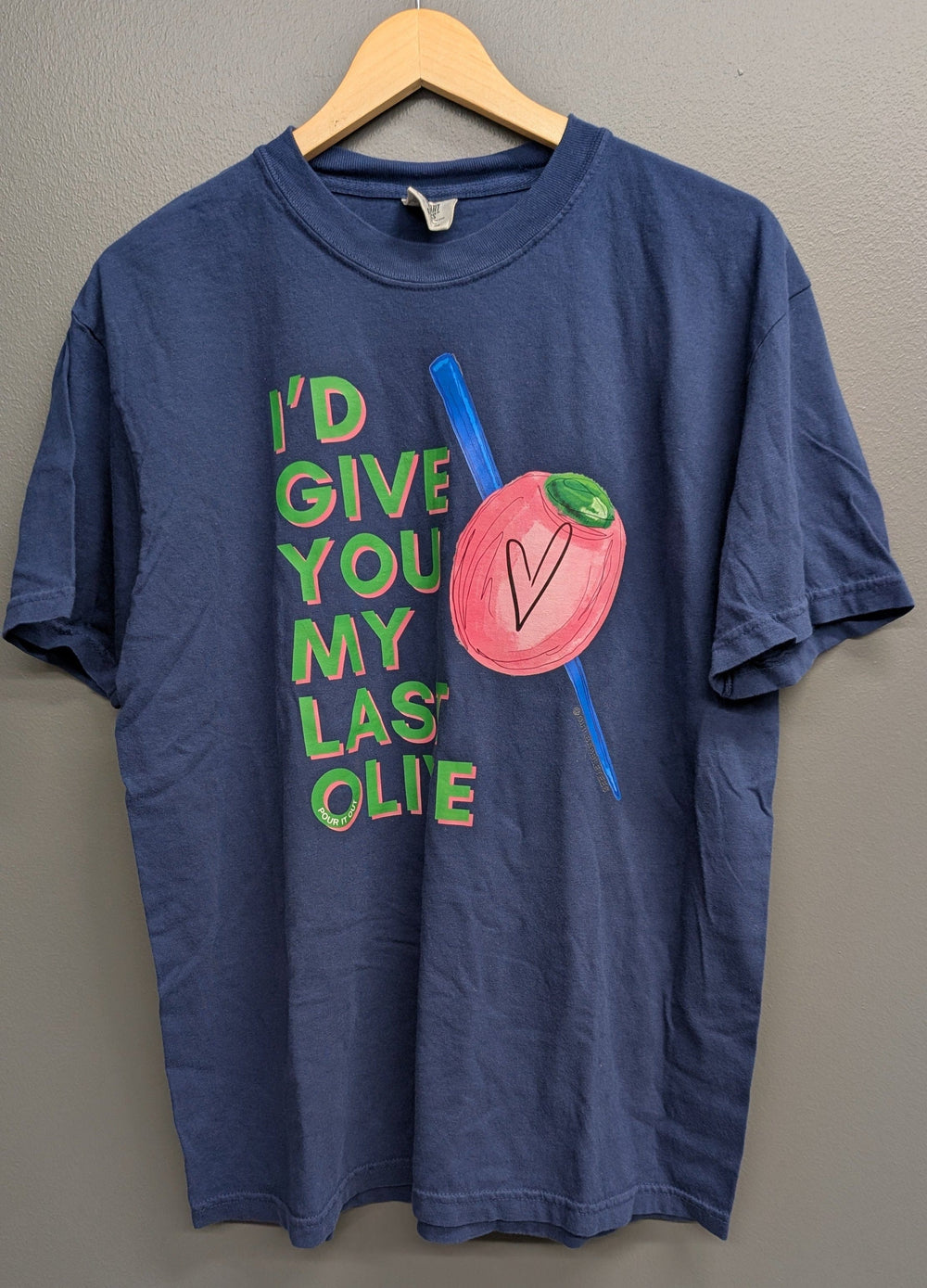 Girl Babble Tees Graphic Tee Navy - Tee / S Last Pink Olive Tee