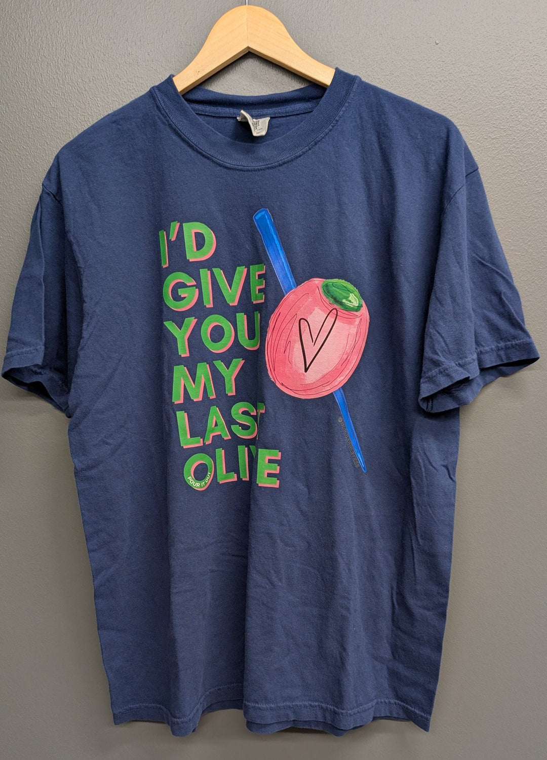 Girl Babble Tees Graphic Tee Navy - Tee / S Last Pink Olive Tee