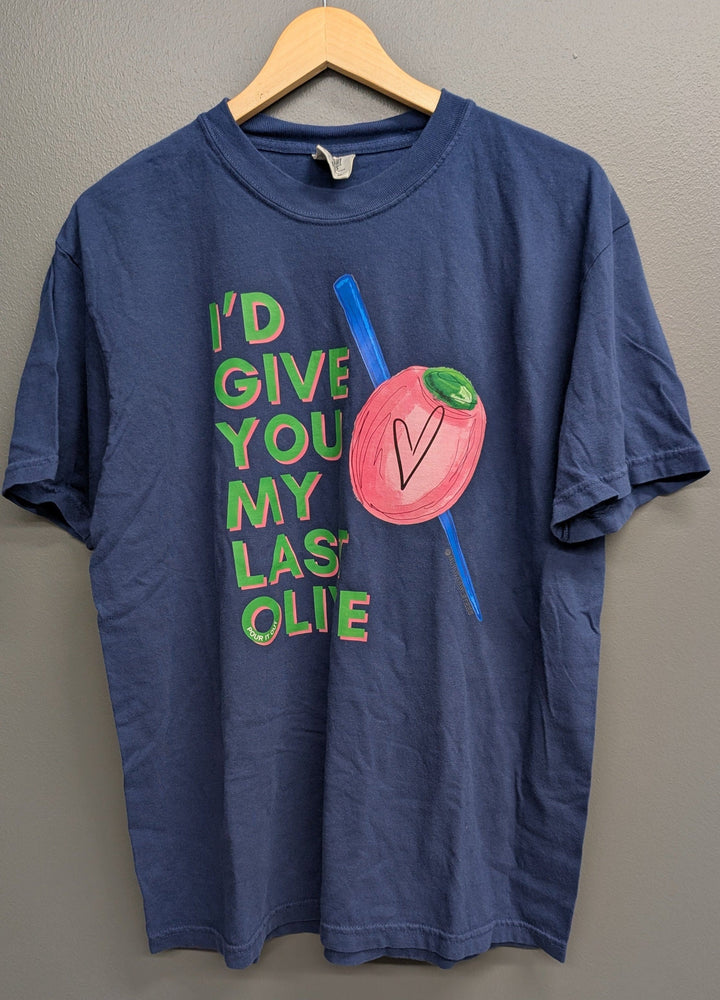 Girl Babble Tees Graphic Tee Navy - Tee / S Last Pink Olive Tee