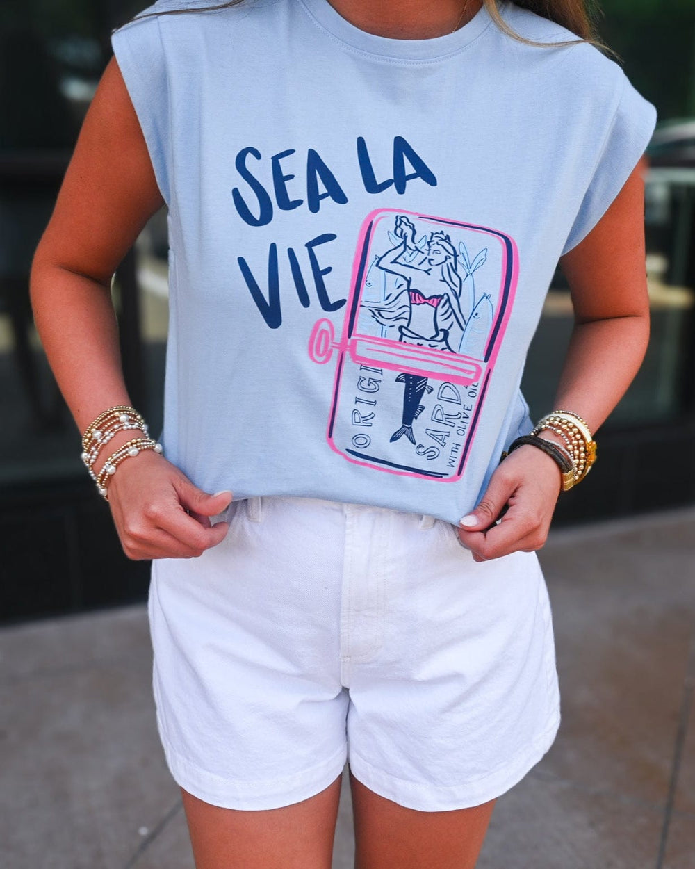 Girl Babble Tees Graphic Tee Sea La Vie Tee