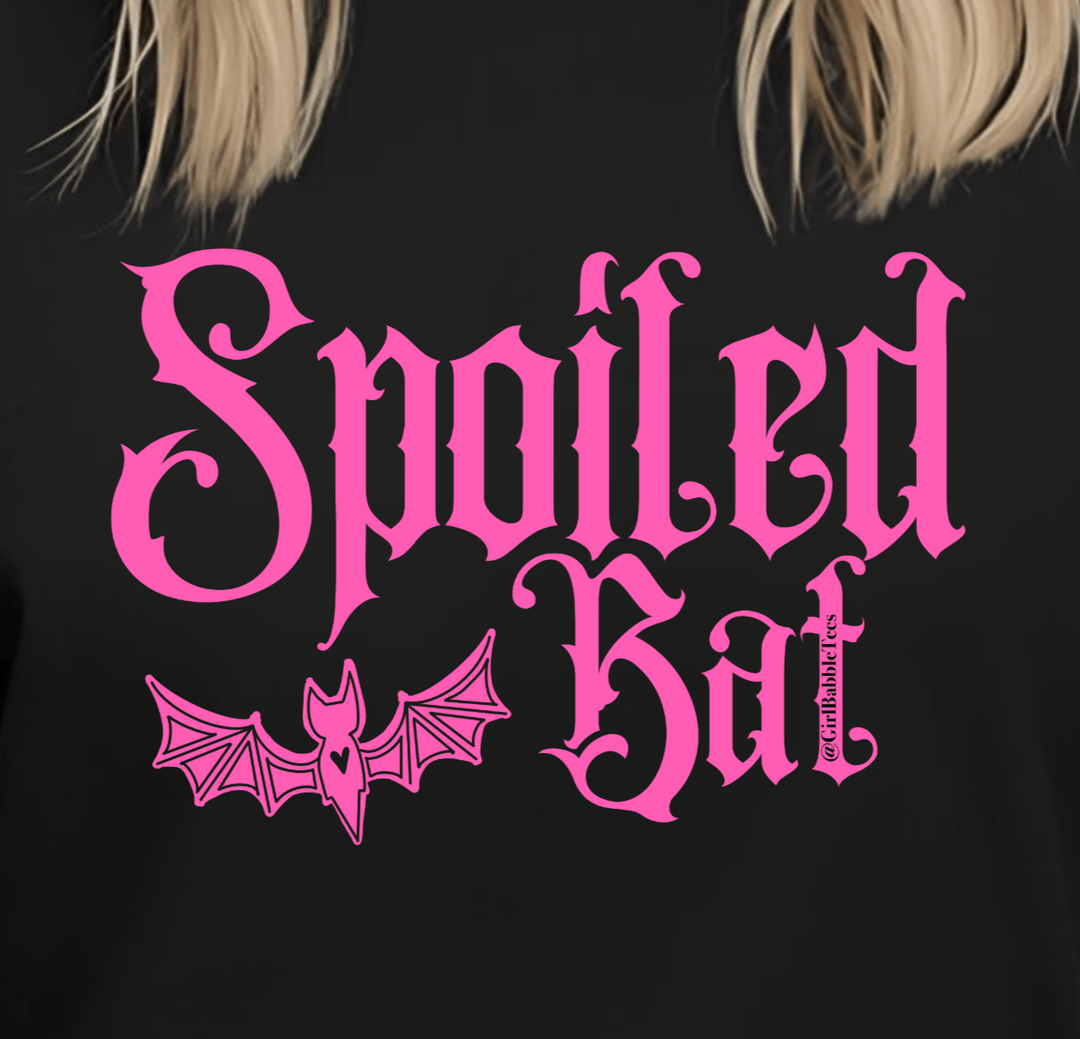 Girl Babble Tees Graphic Tee Spoiled Bat Tee