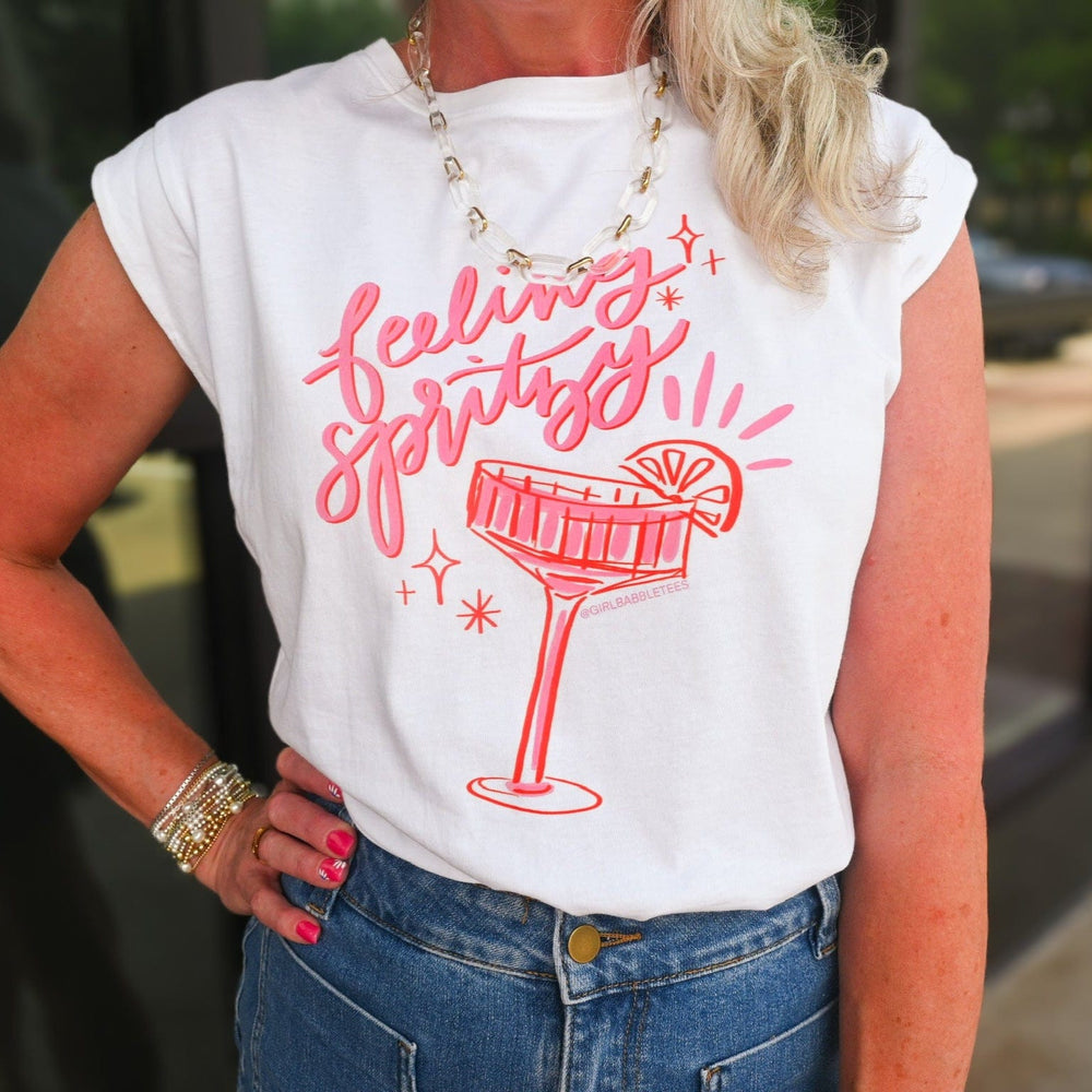 Girl Babble Tees Graphic Tee Spritzy Tee