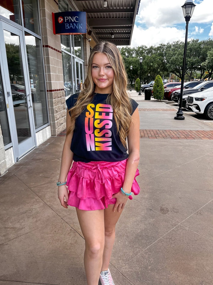 Girl Babble Tees Graphic Tee Sun Kissed Tee