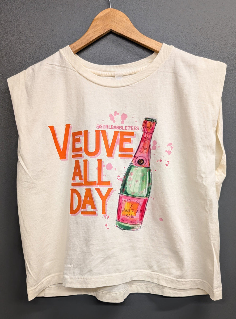 Girl Babble Tees Graphic Tee Veuve All Day Tee