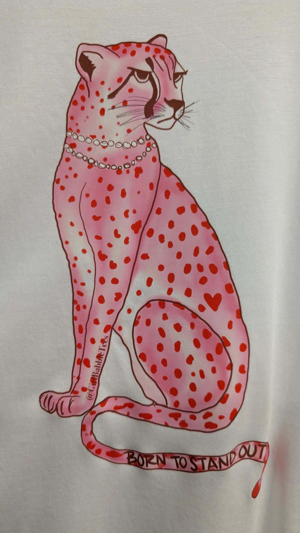 Girl Babble Tees Graphic Tee White / XS Born to Stand Out Tee