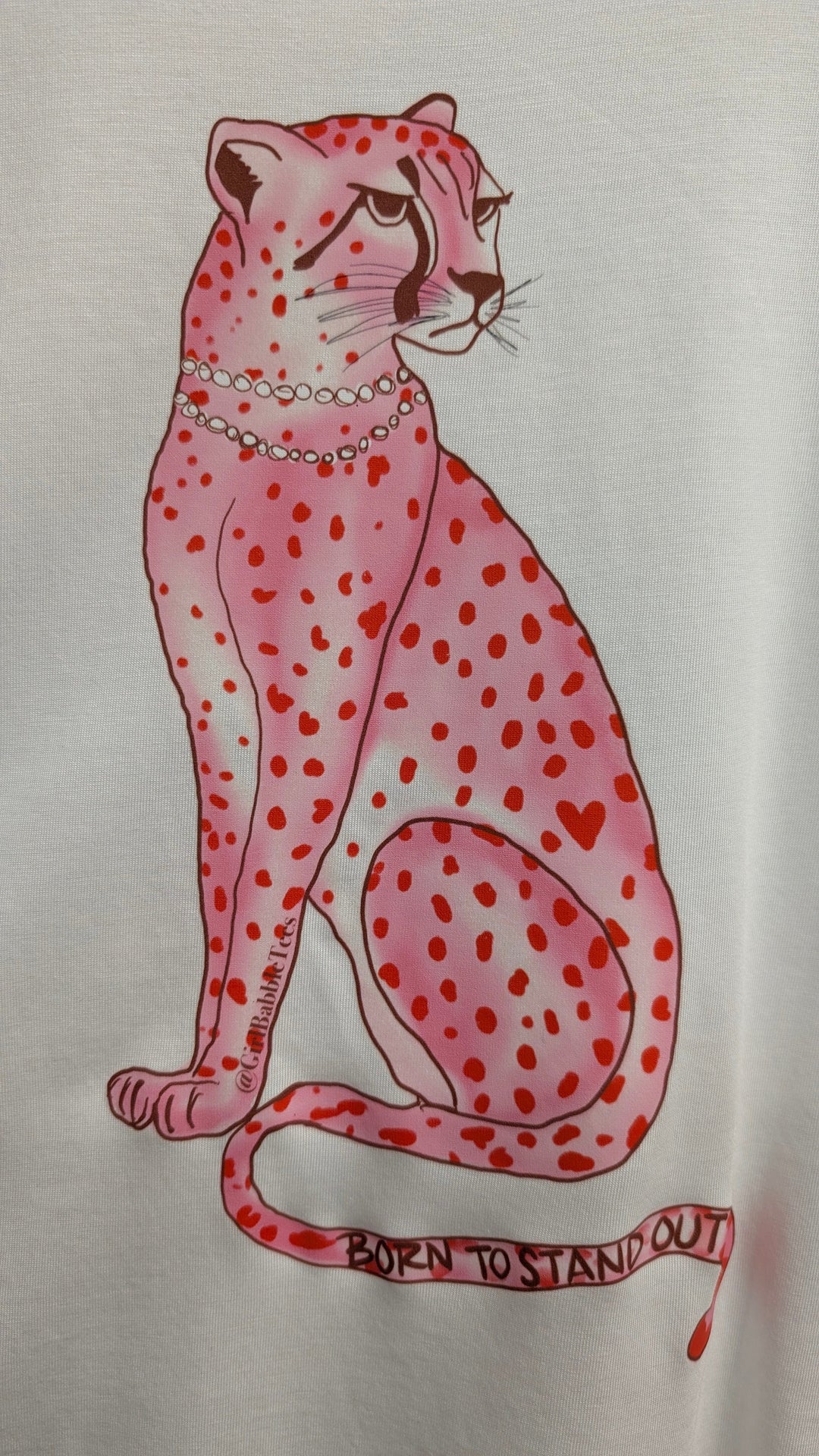 Girl Babble Tees Graphic Tee White / XS Born to Stand Out Tee