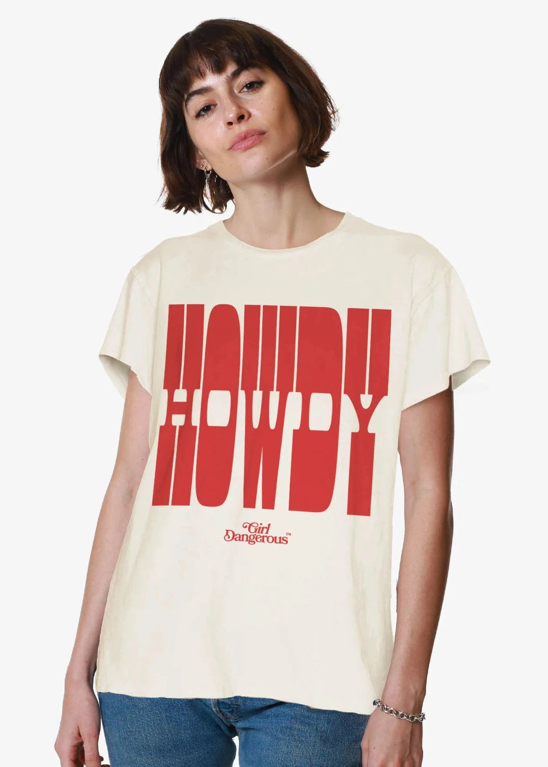 Girl Dangerous Graphic Tee Natural / S Howdy Vintage Tee