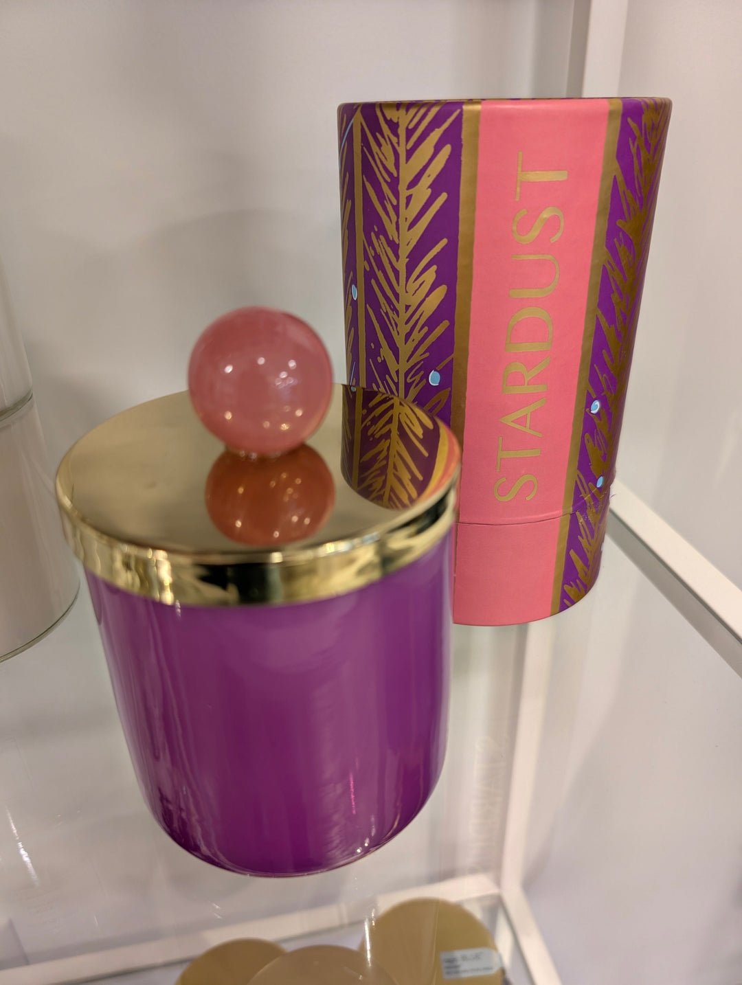 GlitterVille Studios Candles Stardust - Purple / Orange Ball Glitterville Candle Couturier Lidded Scented Candle