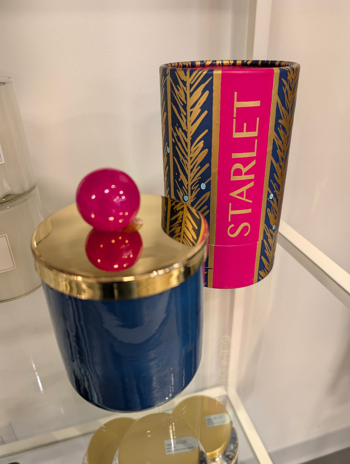 GlitterVille Studios Candles Starlet - Navy / Hot Pink Ball Glitterville Candle Couturier Lidded Scented Candle