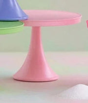 GlitterVille Studios Decor Coral Cream / Large Rainbow Cake Plates