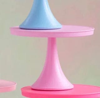 GlitterVille Studios Decor Cotton Candy / Large Rainbow Cake Plates