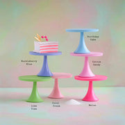 GlitterVille Studios Decor Rainbow Cake Plates