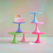 GlitterVille Studios Decor Rainbow Cake Plates