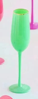GlitterVille Studios Drinkware Mint Sugar Plum Champagne Flute