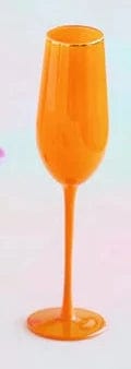 GlitterVille Studios Drinkware Orange Sugar Plum Champagne Flute