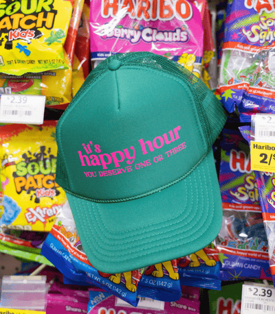 HATSBYMADI Green It's Happy Hour Hat