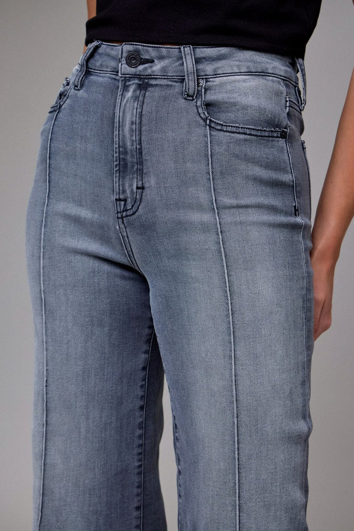 Hidden Jeans Denim Happi Comfort Flare Pintuck Jeans