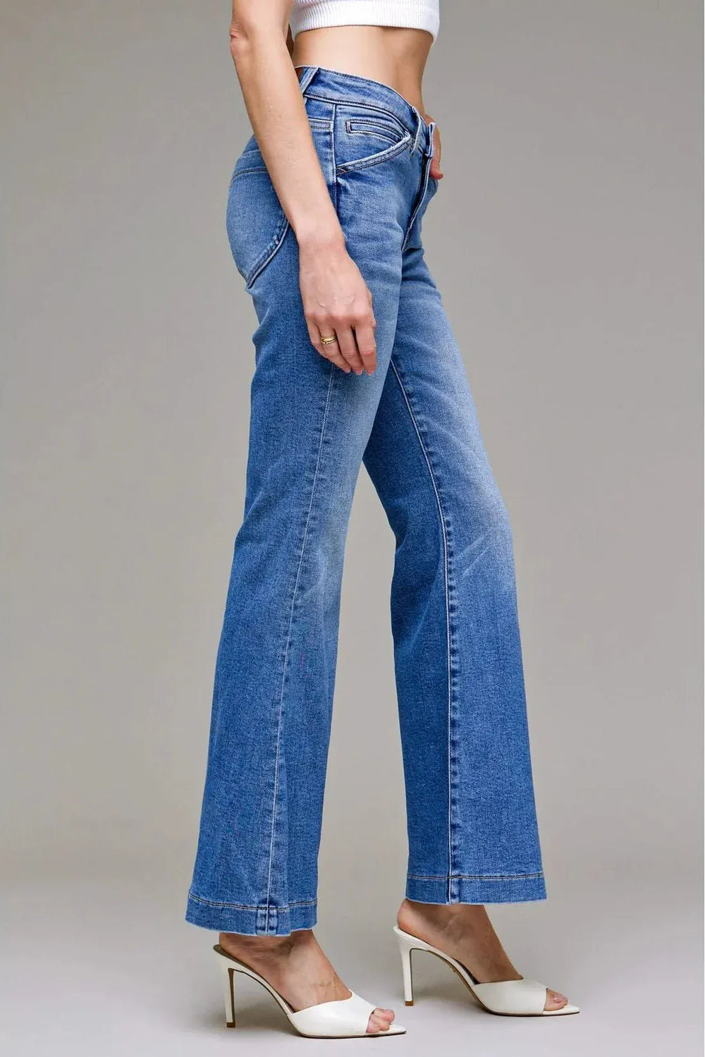 Hidden Jeans Denim Hidden Medium Wash Flare Jeans