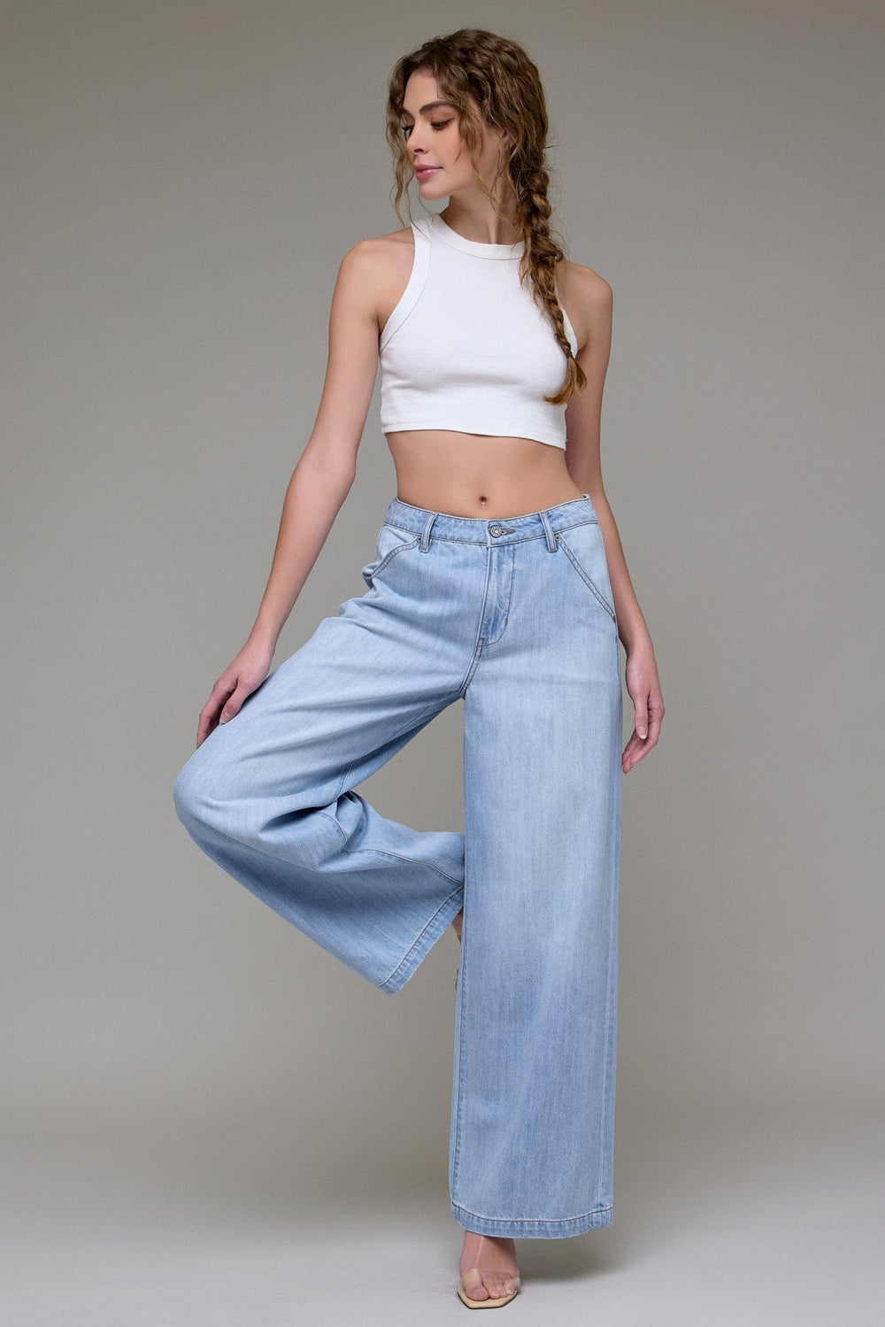 Hidden Jeans Denim Nori WIde Leg Trouser - HD9203