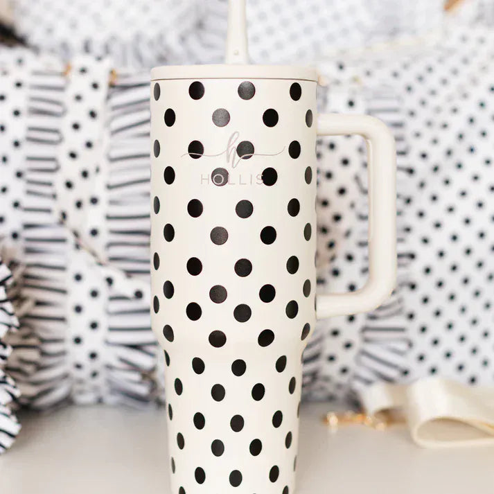 Hollis Drinkware Polka Dot Hollis HydroChic Tumbler