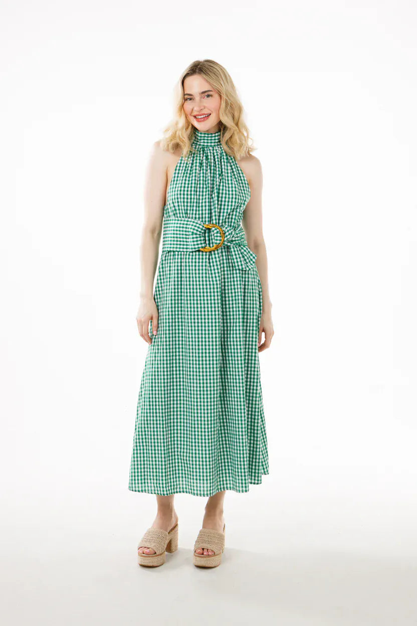 Holly Shae Maxi Dress Gingham Green / XS/S Blythe Dress