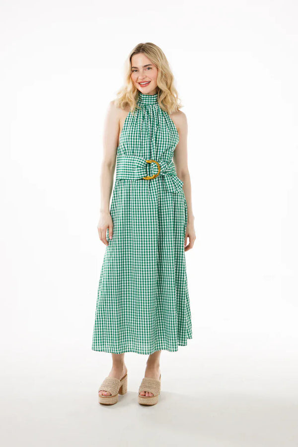 Holly Shae Maxi Dress Gingham Green / XS/S Blythe Dress