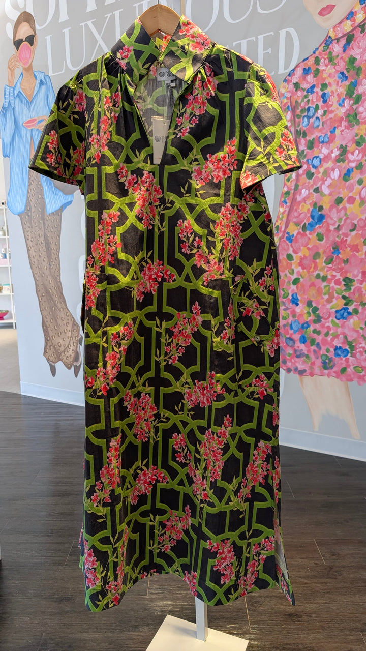 Holly Shae Gretchen Maxi Dress featuring a flowing silhouette and elegant design, perfect for summer or formal occasions.