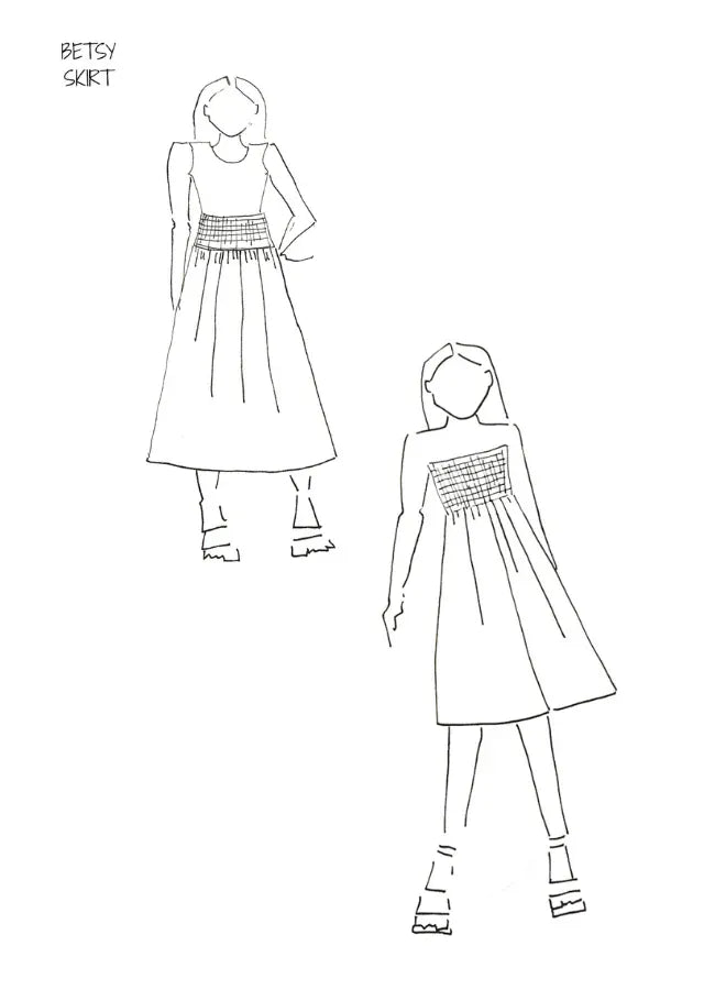 Holly Shae Midi Dress Betsy Skirt/Dress