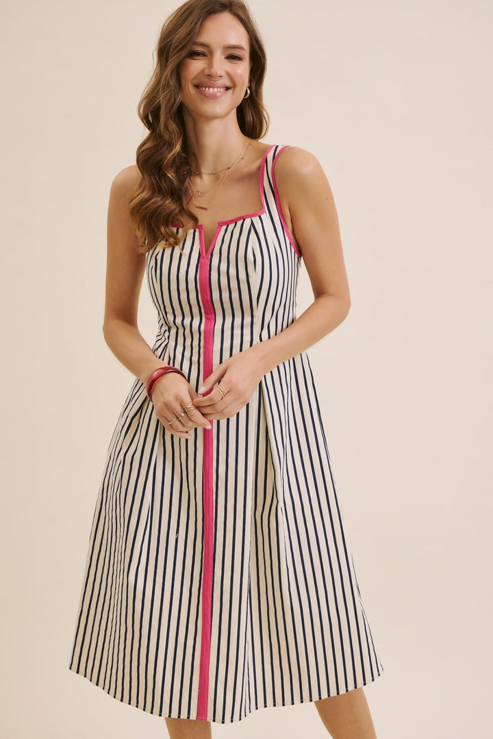 In February Midi Dress Gina V-Neck Midi Dress