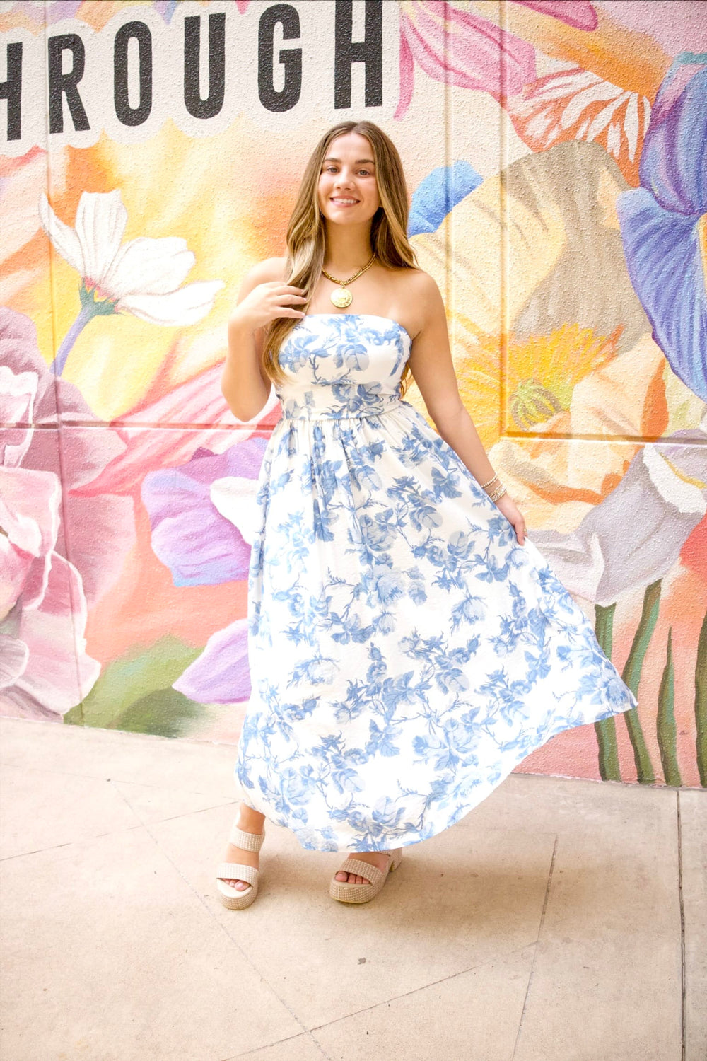 In February Midi Dress Jolie Floral Midi Dress
