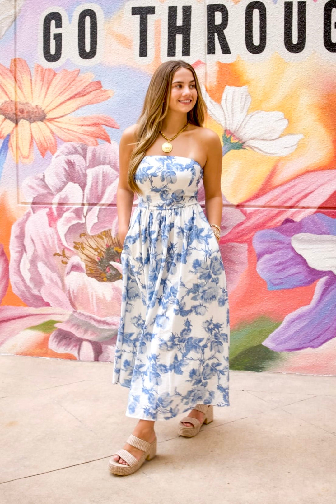In February Midi Dress Jolie Floral Midi Dress