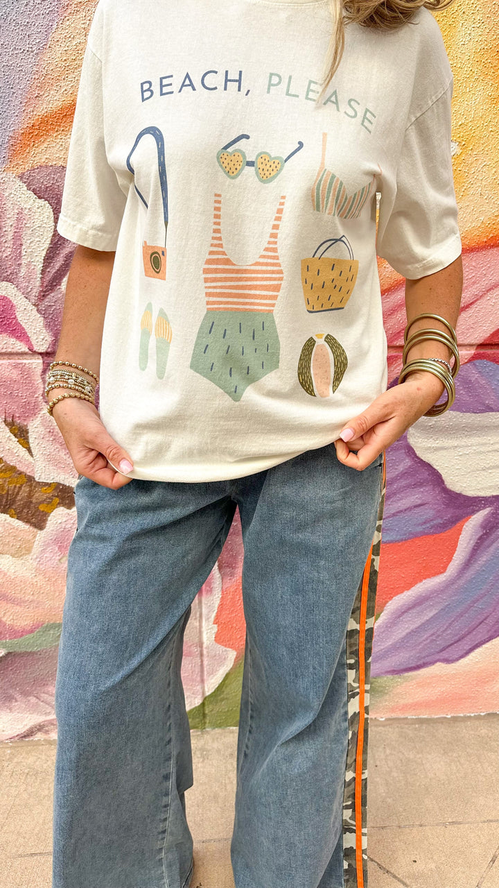 Jade by Jane Pants Lacey Camo Stripe Pants