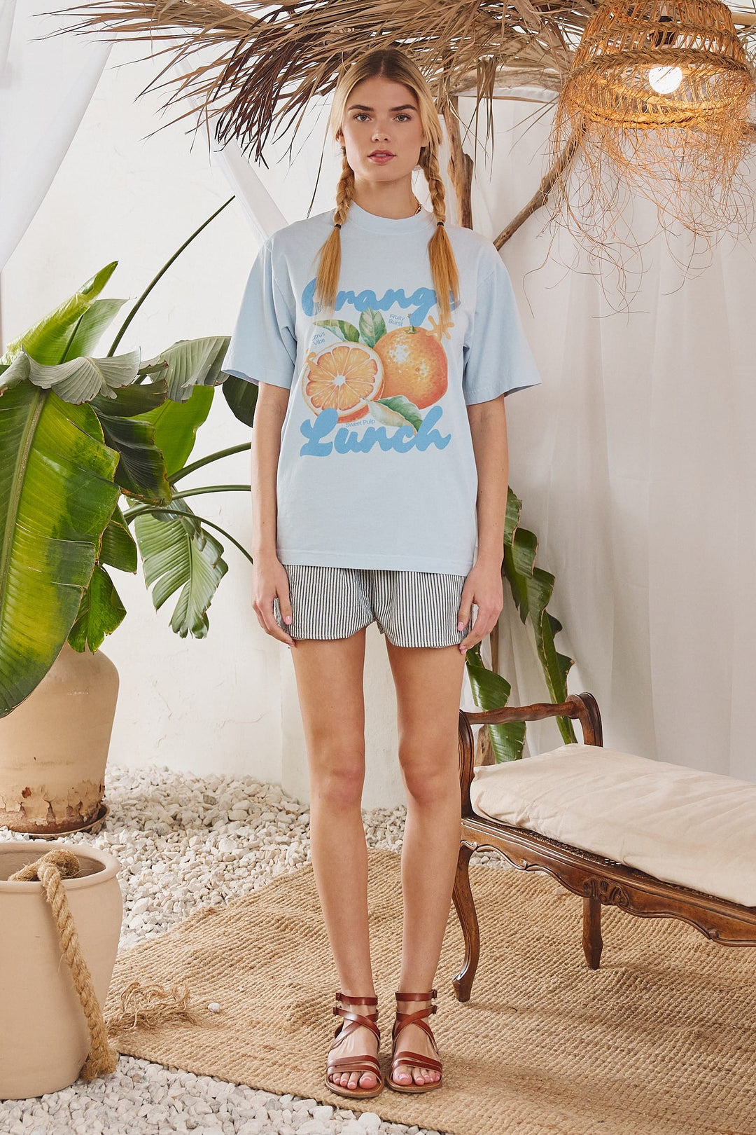 Jade by Jane Kenna Stripe Shorts featuring a stylish striped pattern and comfortable fit, perfect for casual summer wear.