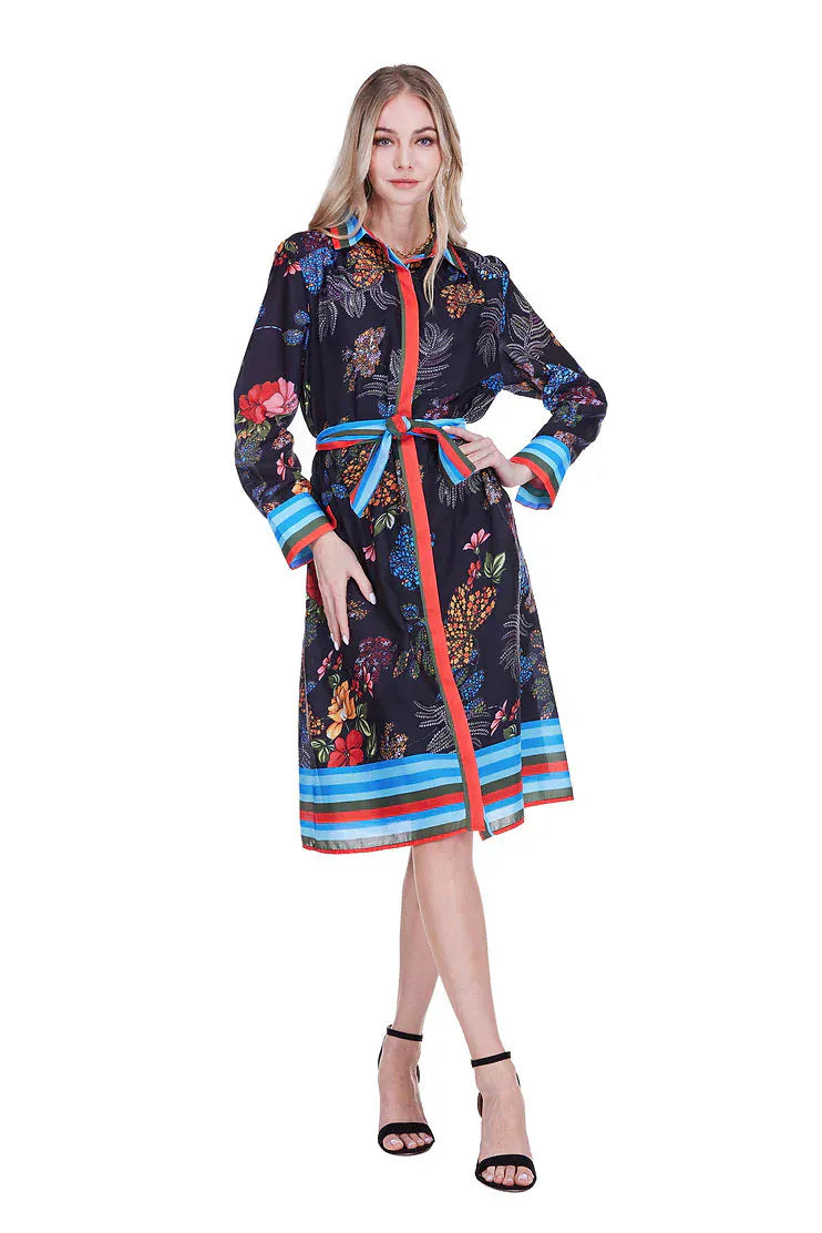 Jade Dress Jade Contrast Shirtdress