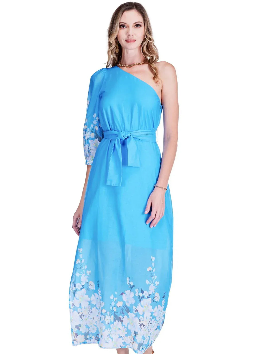 Jade Dress Sky Garden / XS Elena One Shoulder Dress