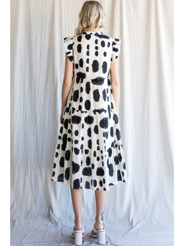 Jodifl Dress Charlie Cow Print Dress