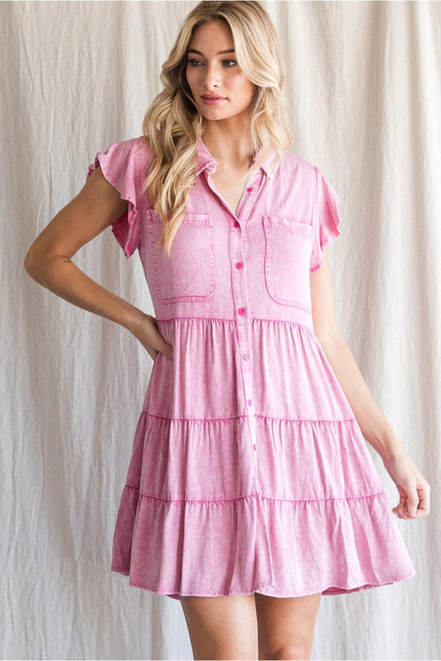 Jodifl Dress Pink / S Paloma Washout Dress